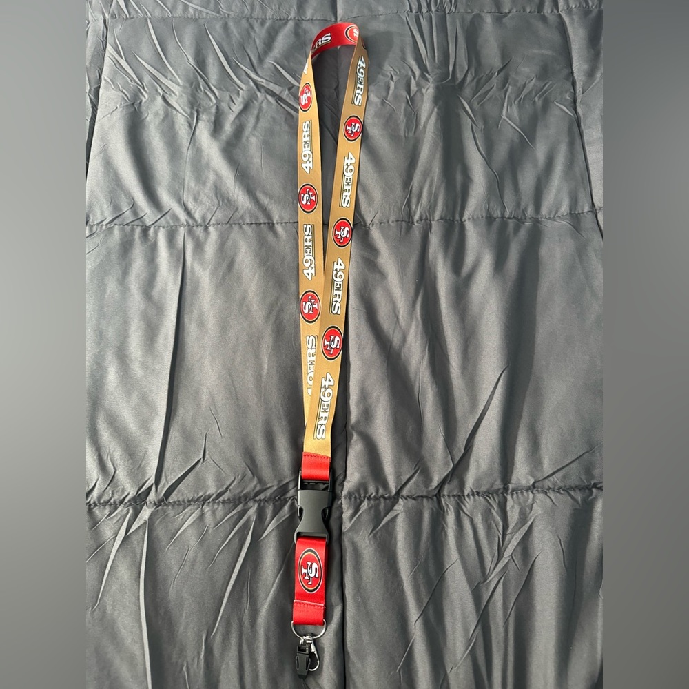 NEW SF 49ers Double Sided Lanyard- $7 (Firm) - Picture 2 of 3
